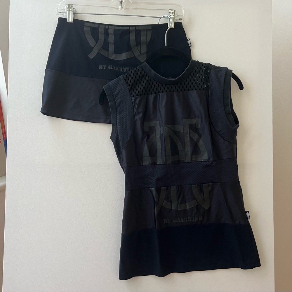 Jean Paul Gaultier Logo Skirt Set